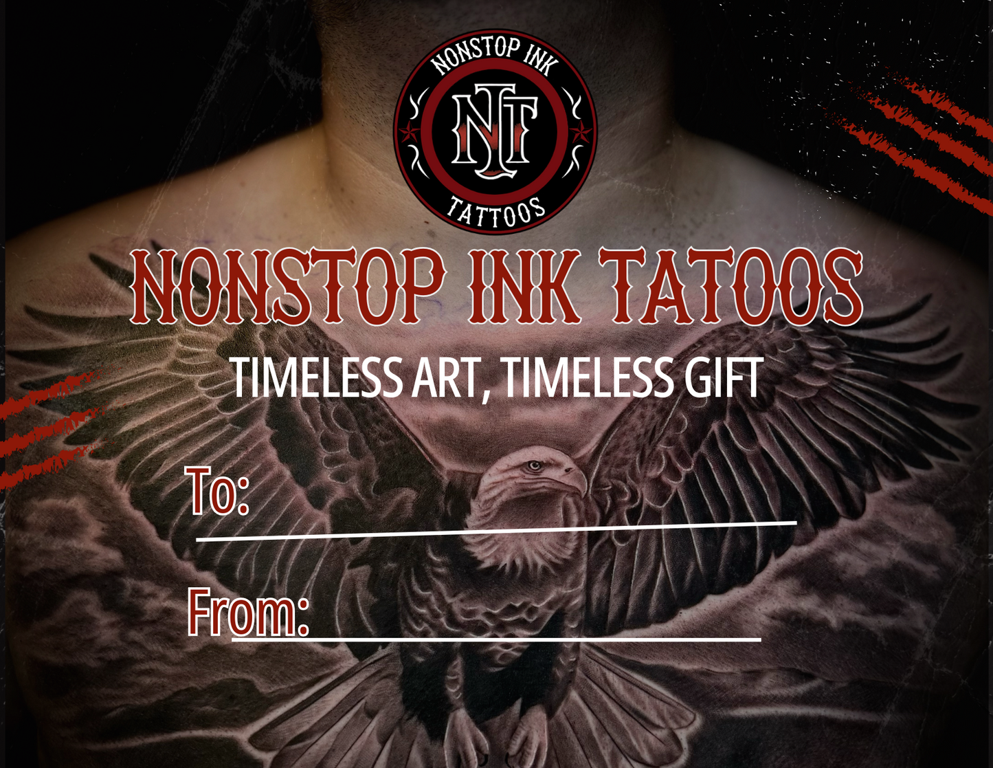 Nonstop Ink Tattoos Gift Card